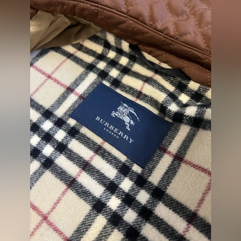 BURBERRY LONDON quilted Parka Jacket Trench Coat Size: M | US 8 - Picture 10 of 16